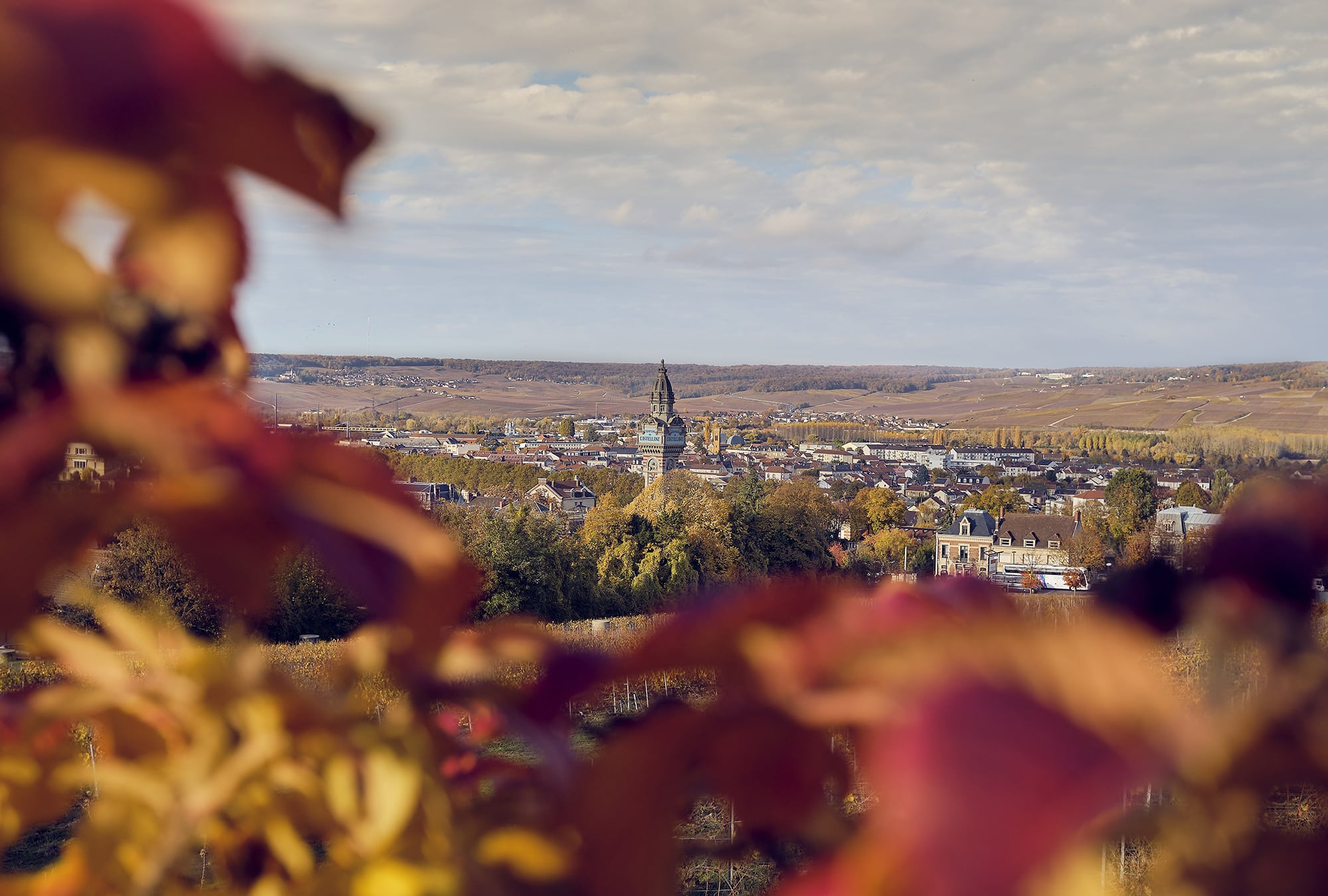 Epernay en automne