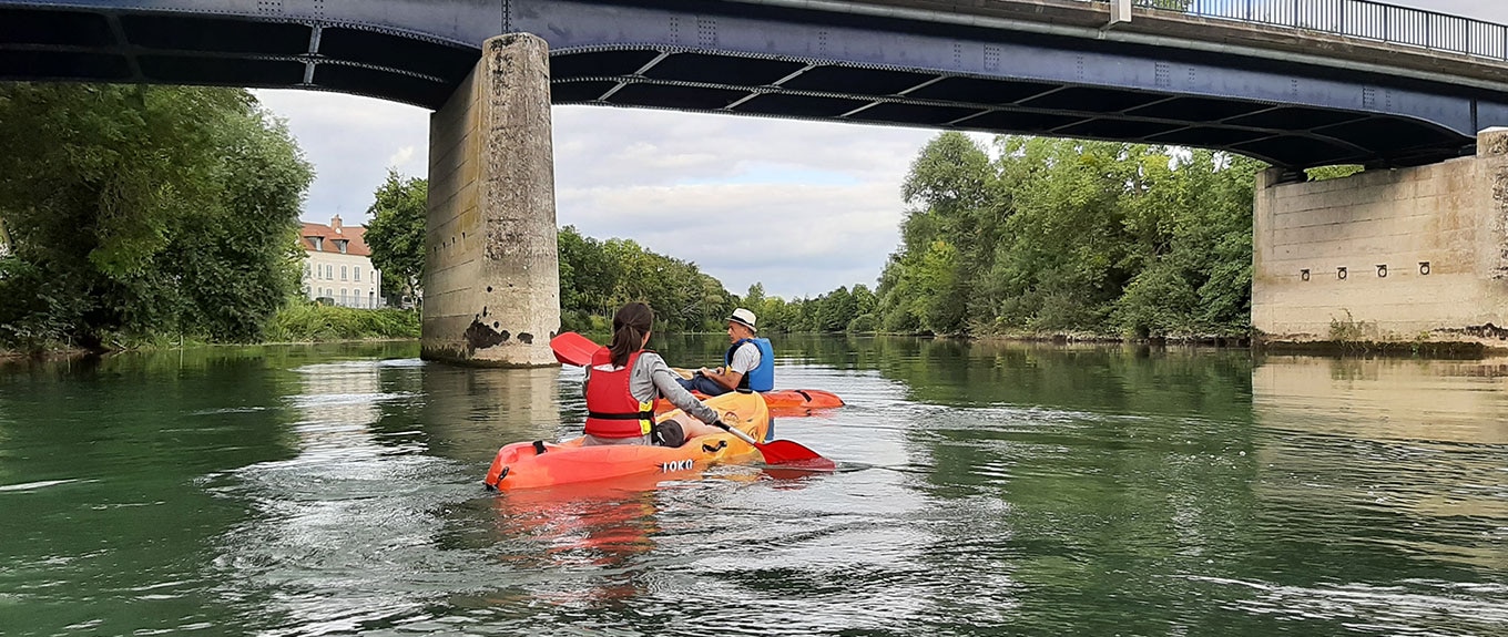 Tournage canoë à Marcilly-sur-Seine Gaëlle