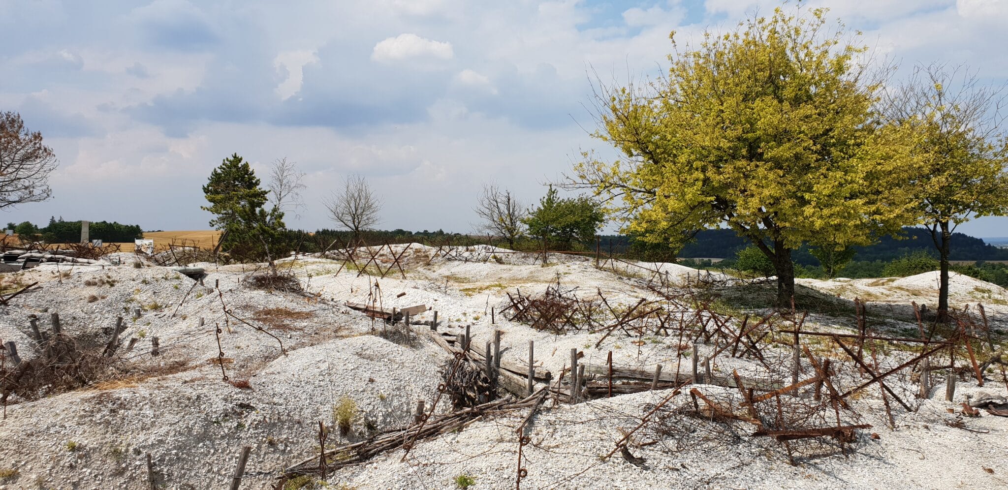 Les tranchées de la Main de Massiges